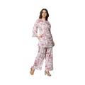 Printed Kurta & Palazzo Co-ord Set – Off White