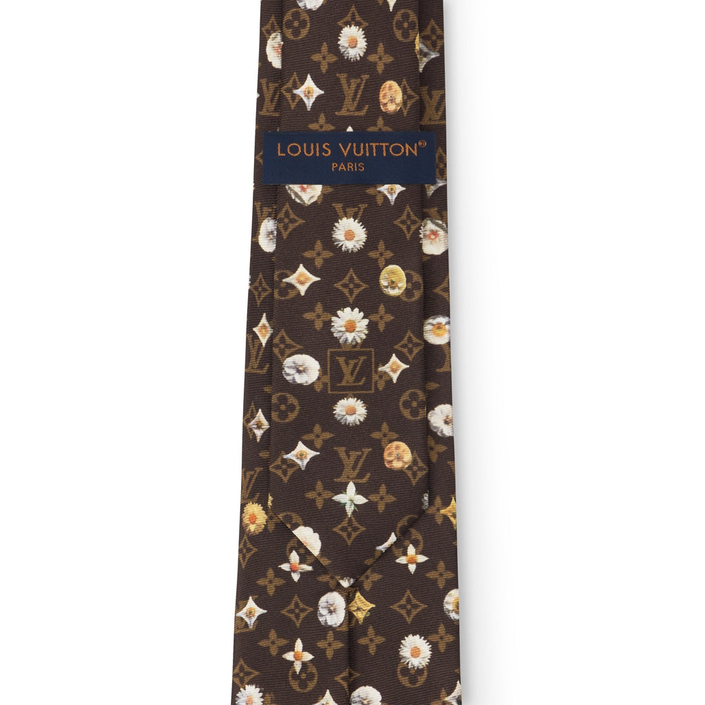 Monogram Flower Tie