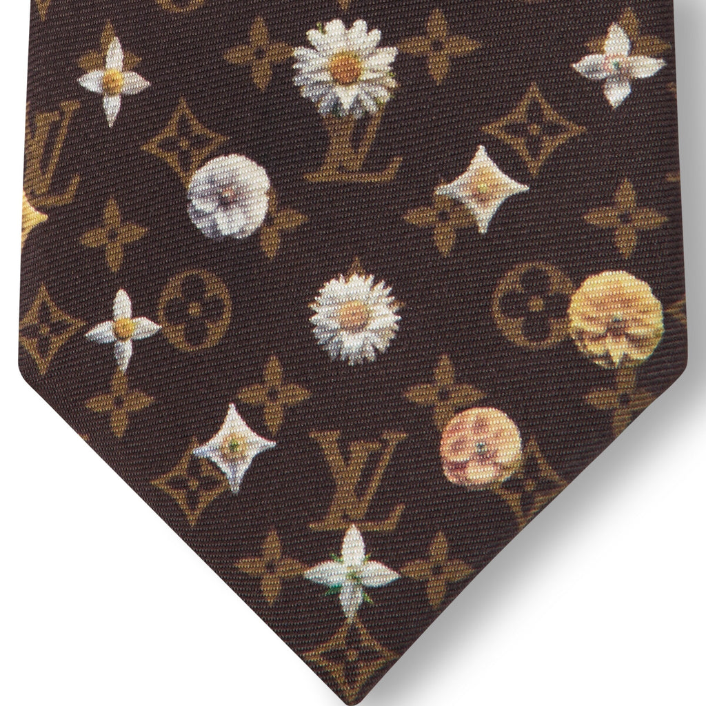 Monogram Flower Tie