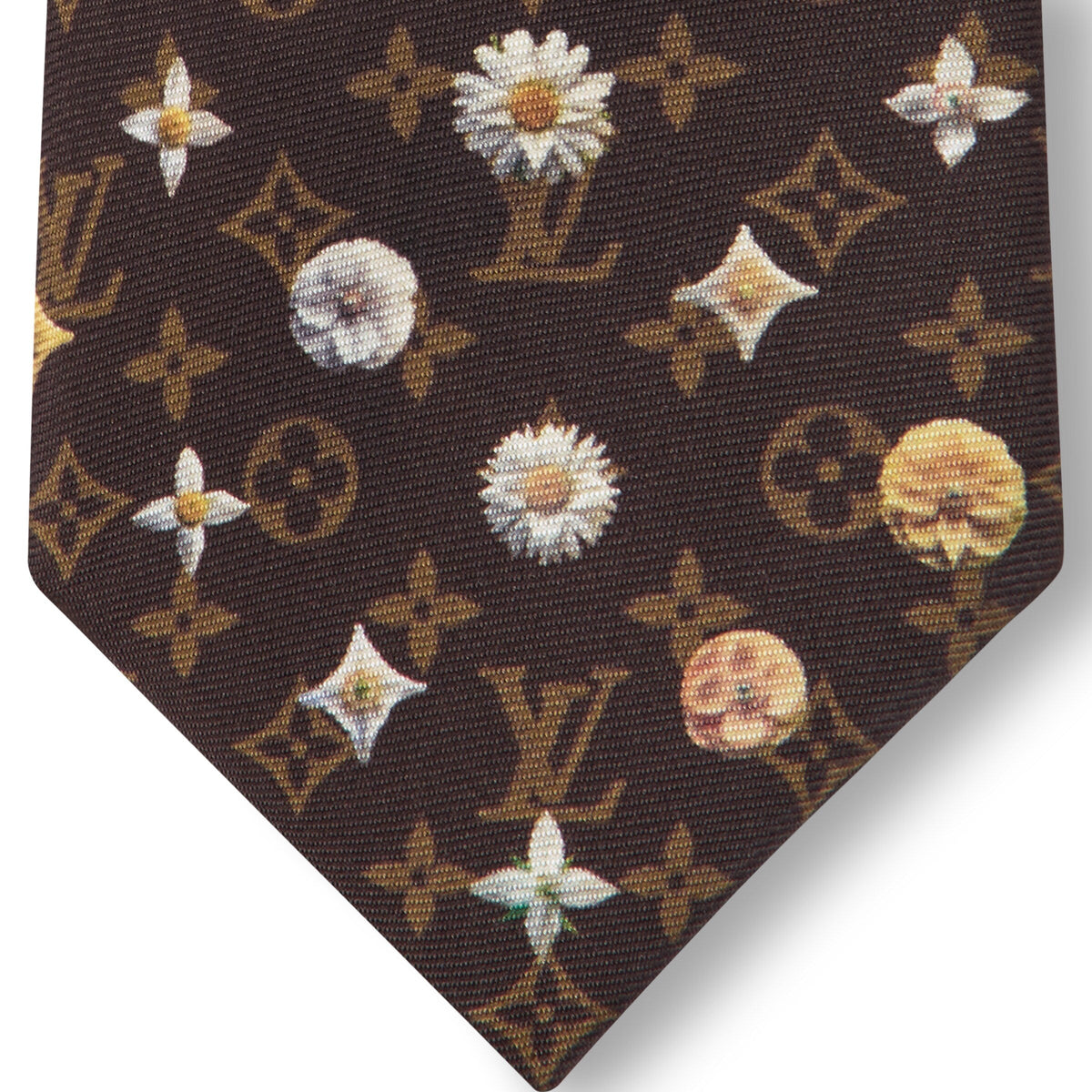 Monogram Flower Tie
