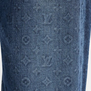 Monogram Washed Denim Skate Pants