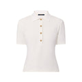 Monogram Piqué Polo Top
