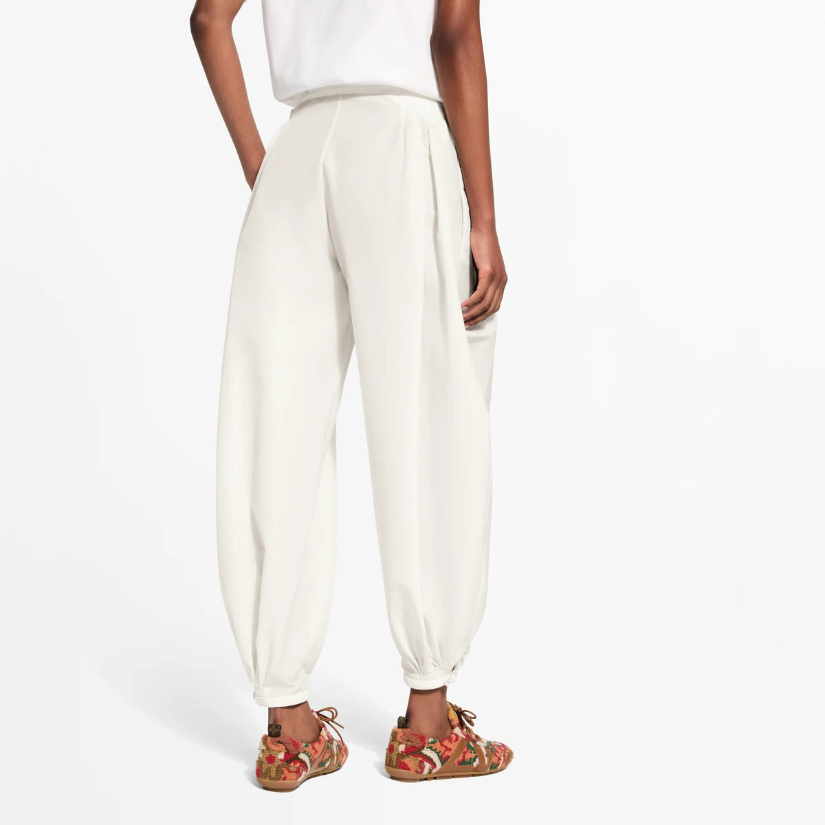 Cotton Poplin Balloon Pants