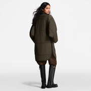 Quilted Toggle Detail Coat