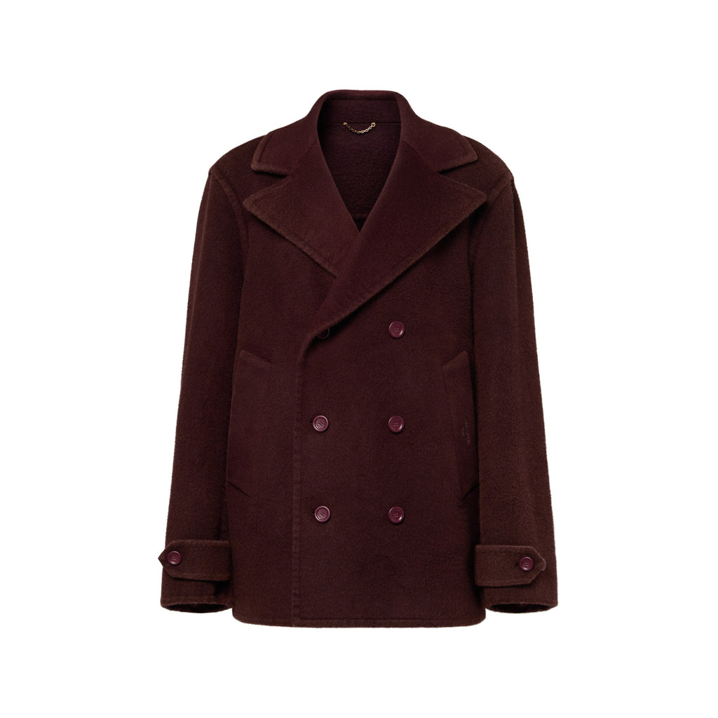 Cashmere Vicuna Double Face Peacoat