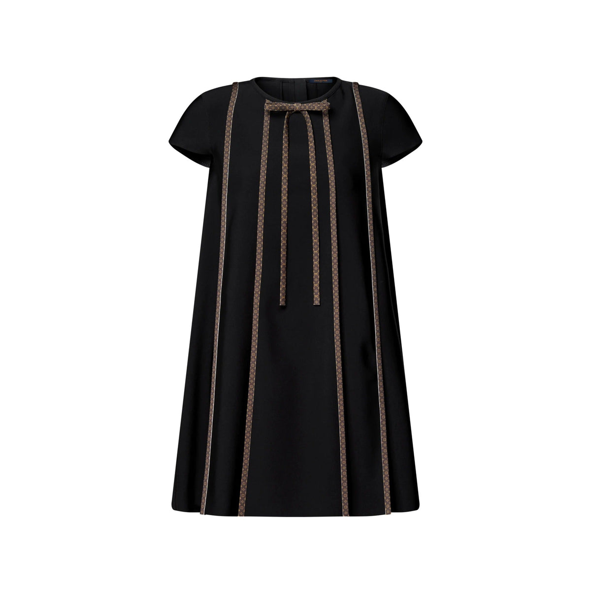 Monogram Accent Trapeze Dress