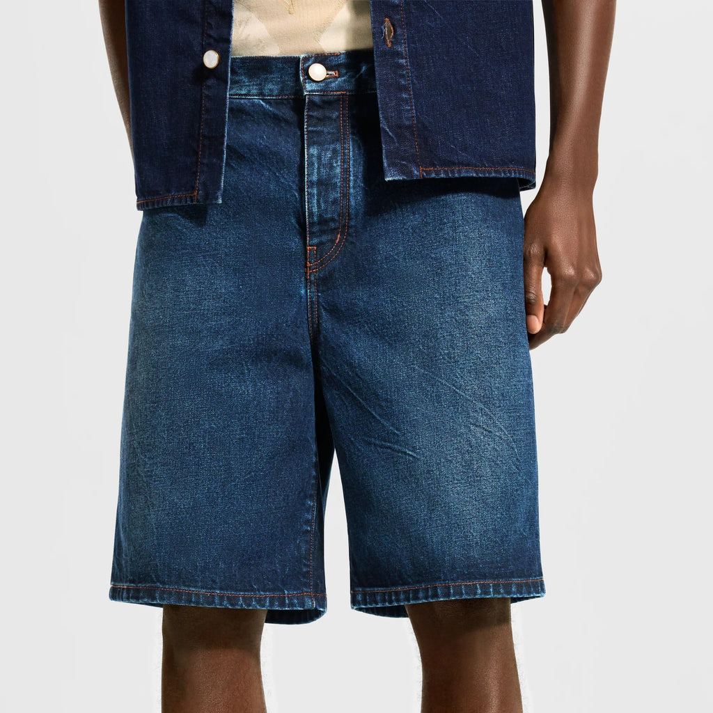 LV Denim Shorts