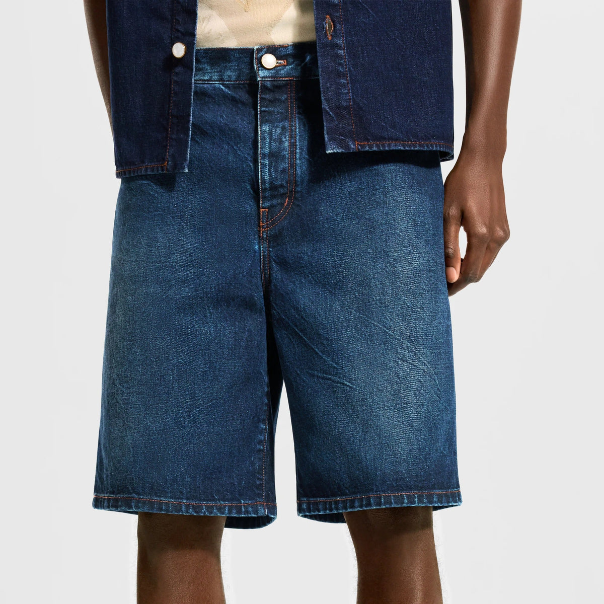 LV Denim Shorts