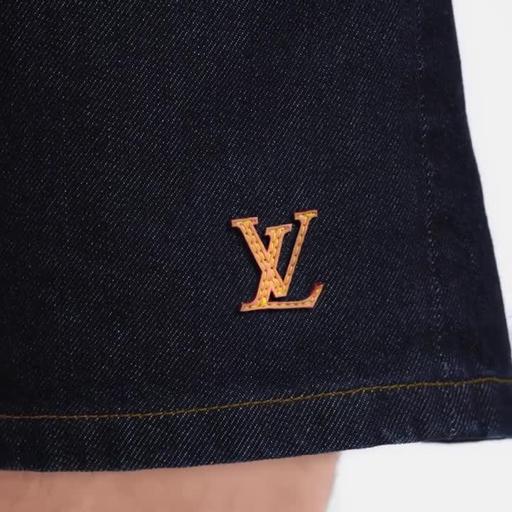 Tailored Denim Shorts