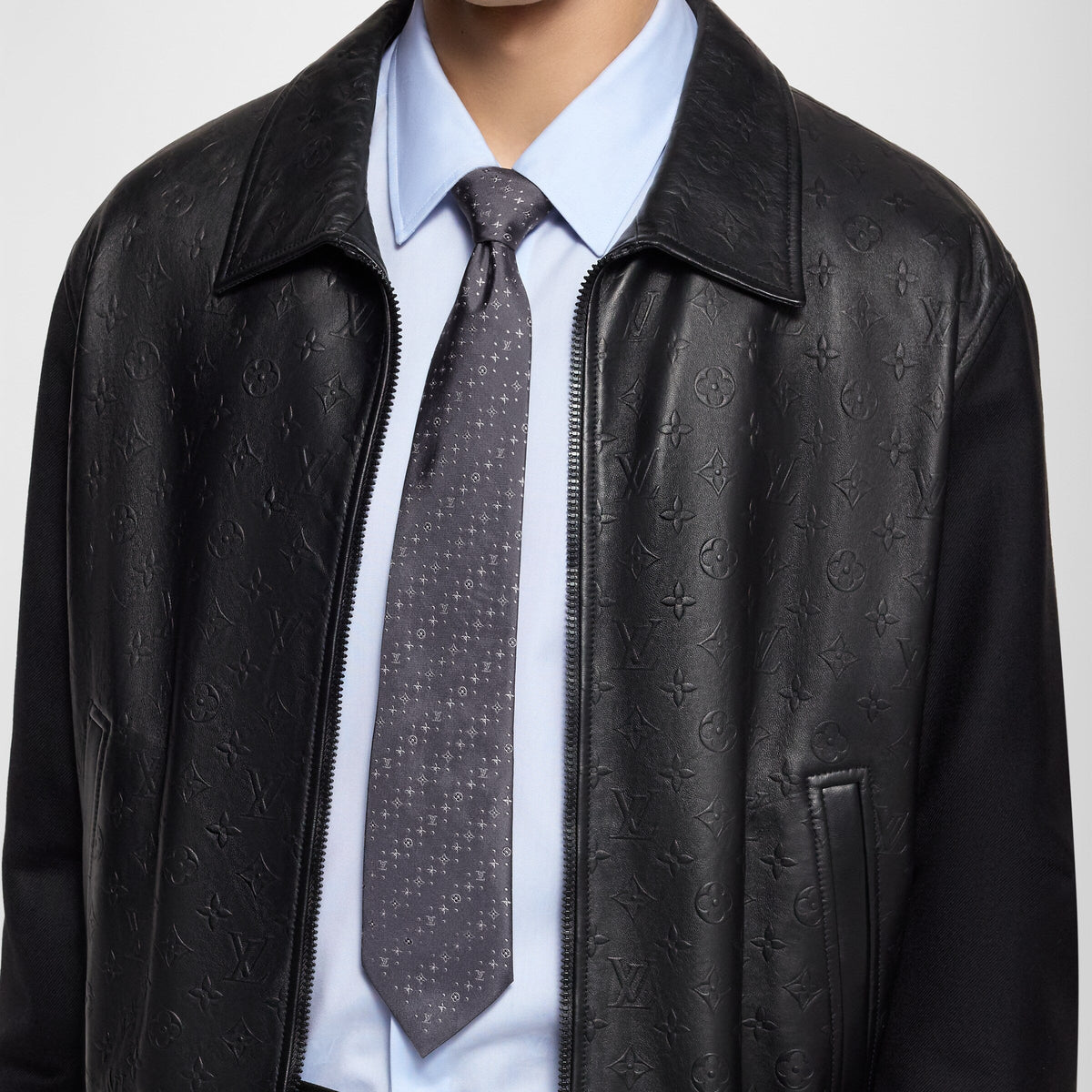 Stormy Monogram Tie