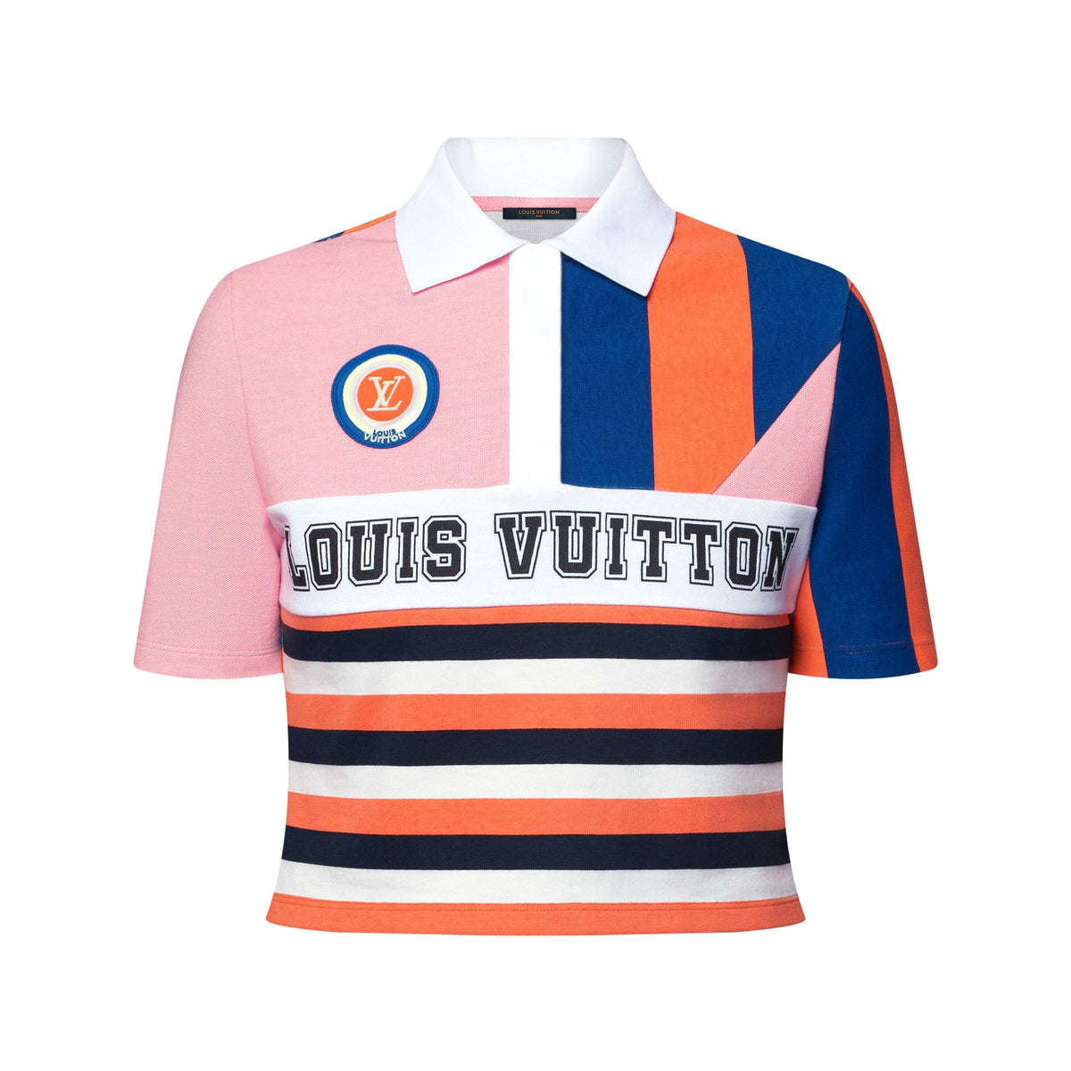 Striped Signature Polo Top