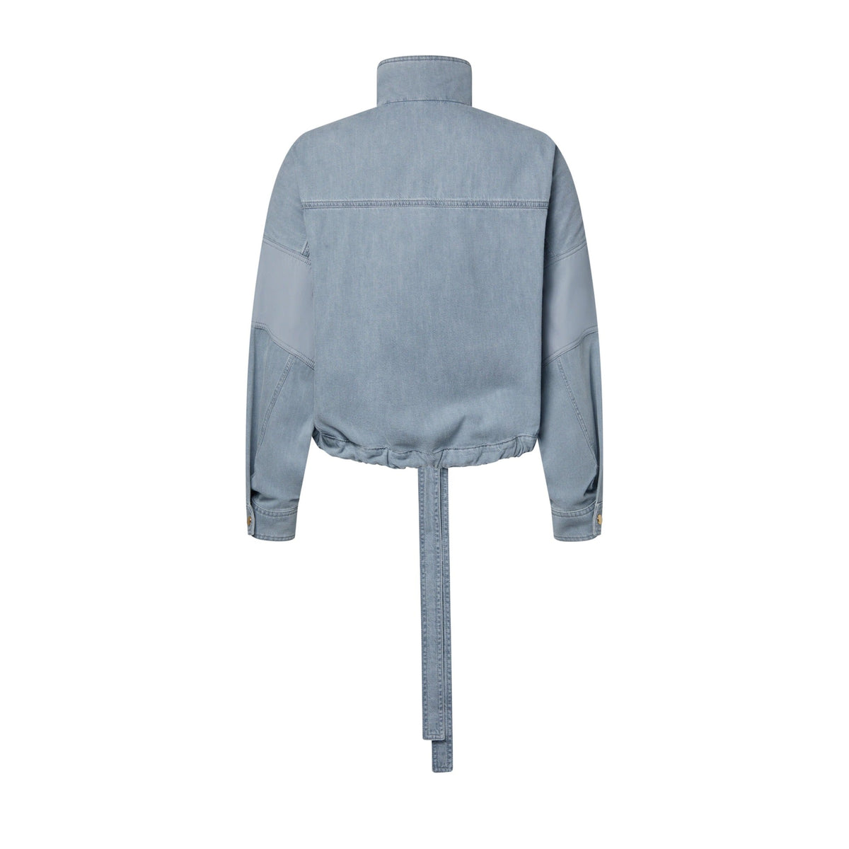 Utility Pocket Washed Denim Jacket