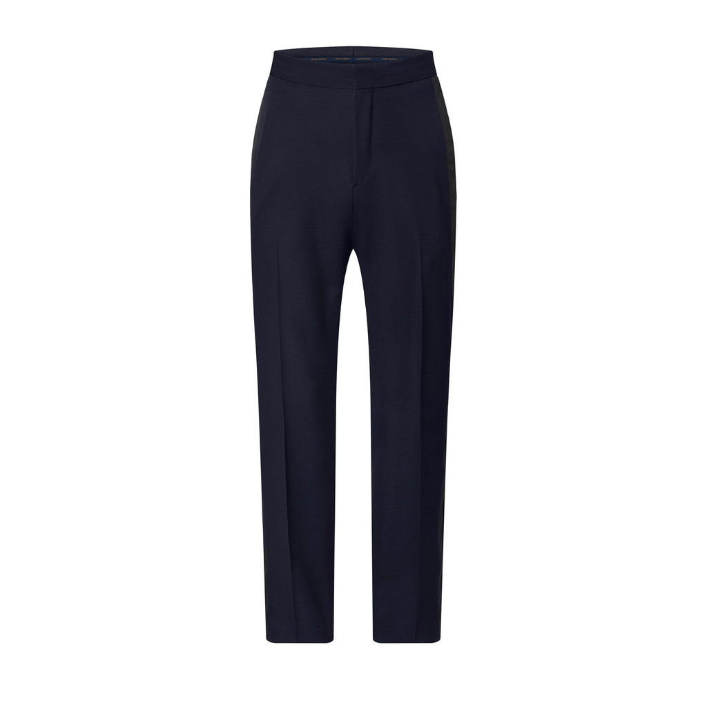 Navy Tuxedo Evening Pants
