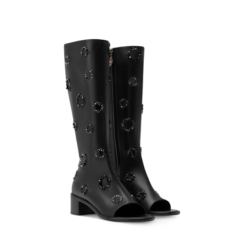 Talisman Open Toe High Boot