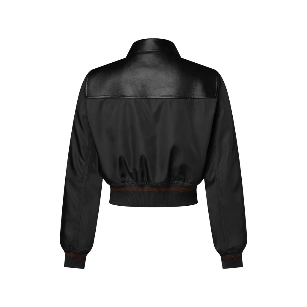 Leather Insert Jacket