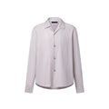 Long-Sleeved Open Collar Shirt