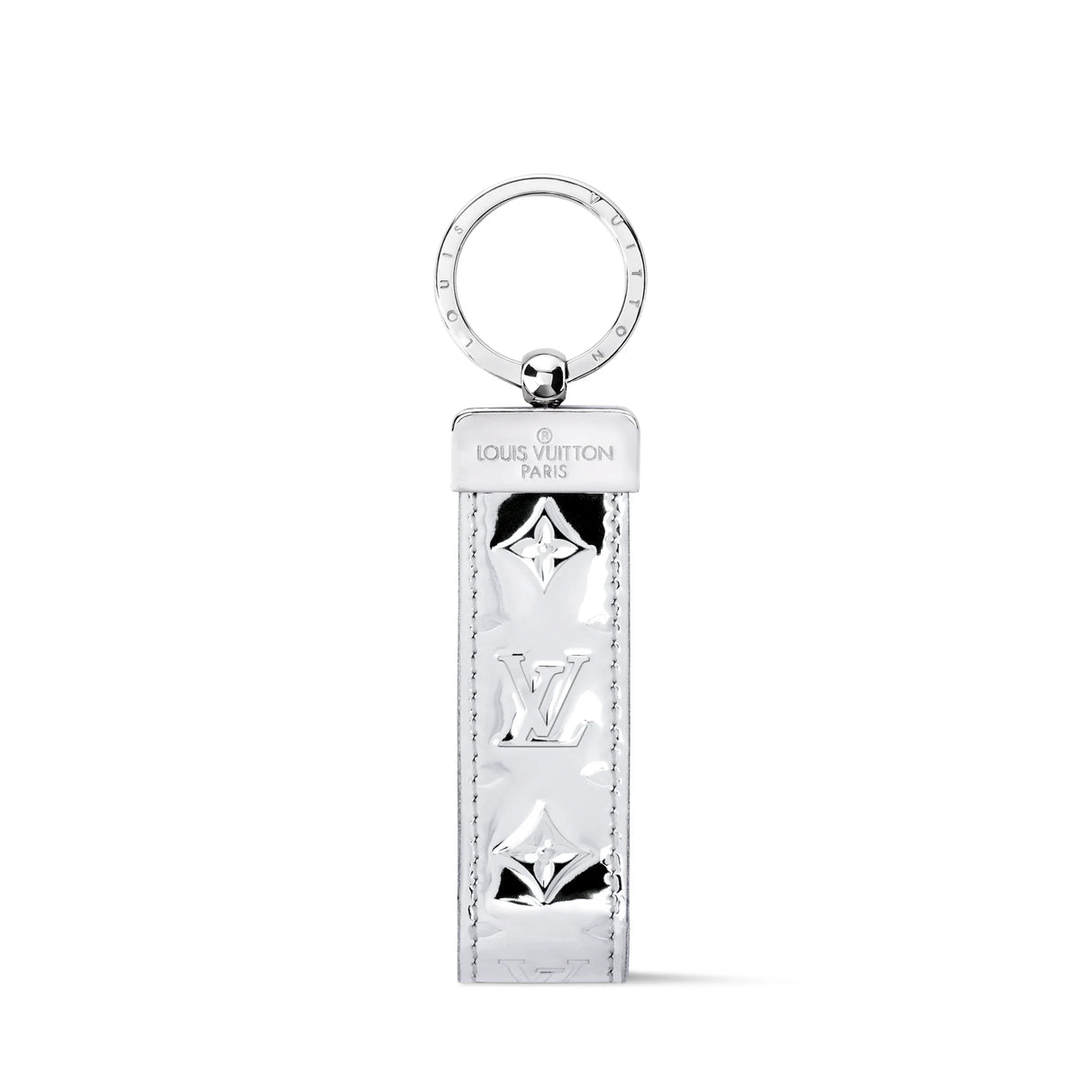 Dragonne Monogram Mirror Bag Charm