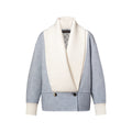 Denim-Effect Double Face Jacket