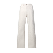 Monogram Needle-Punched Denim Skate Pants
