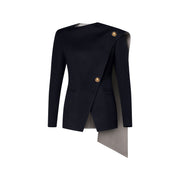 Asymmetrical Scarf Jacket