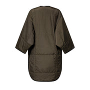 Quilted Toggle Detail Coat