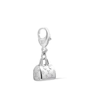 Speedy Silver LV Charm