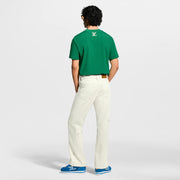 Embroidered Signature Short-Sleeved T-Shirt