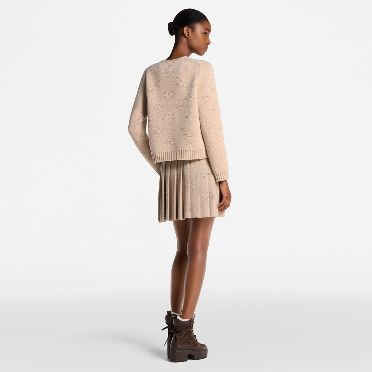 Double-Breasted Mahina Knit Cardigan