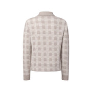 Tweedy Jacquard Check Cardigan