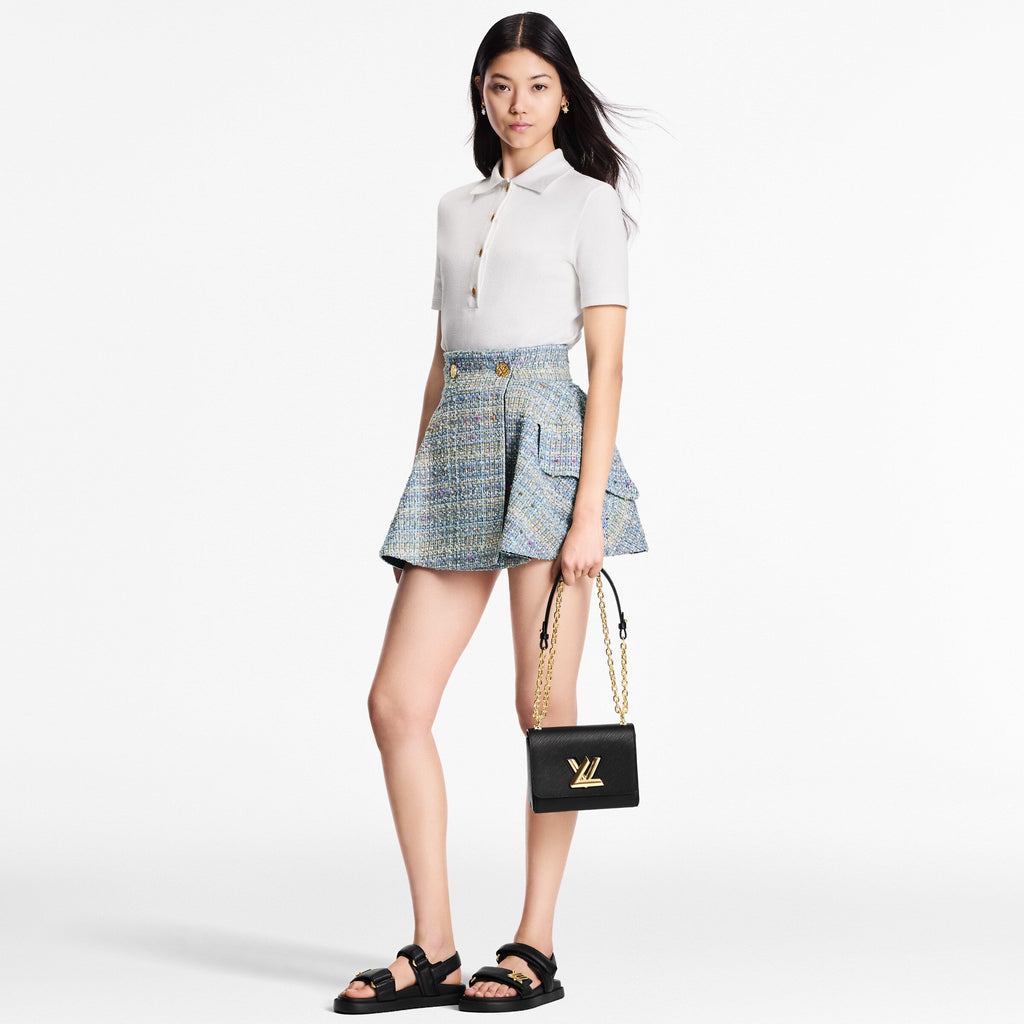 Monogram Piqué Polo Top
