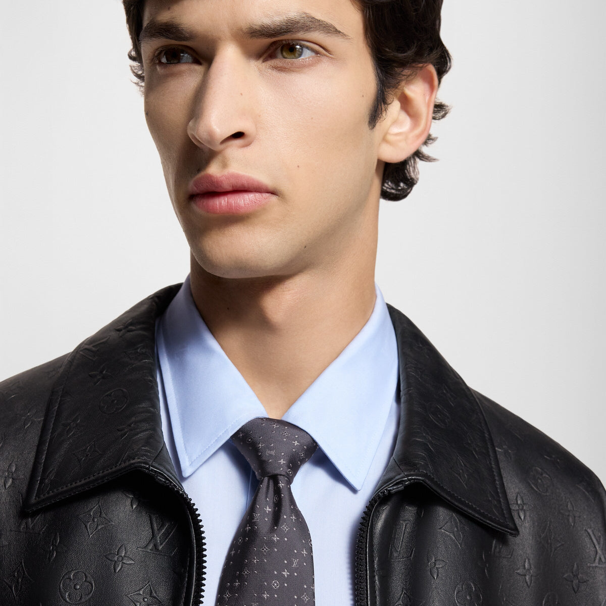 Stormy Monogram Tie