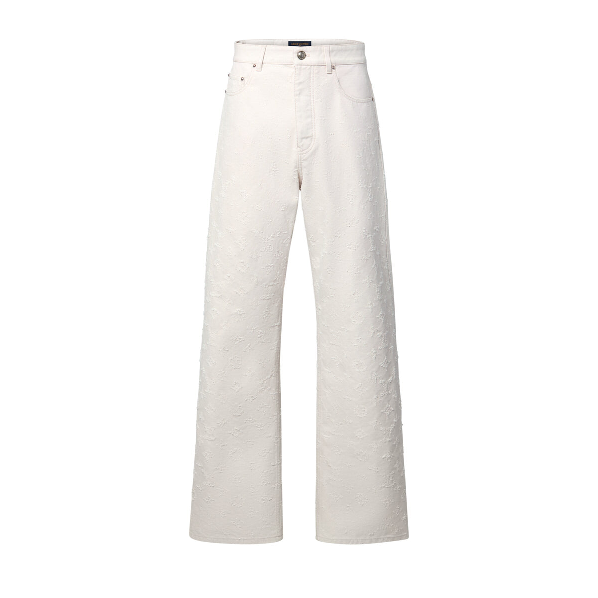 Monogram Needle-Punched Denim Skate Pants