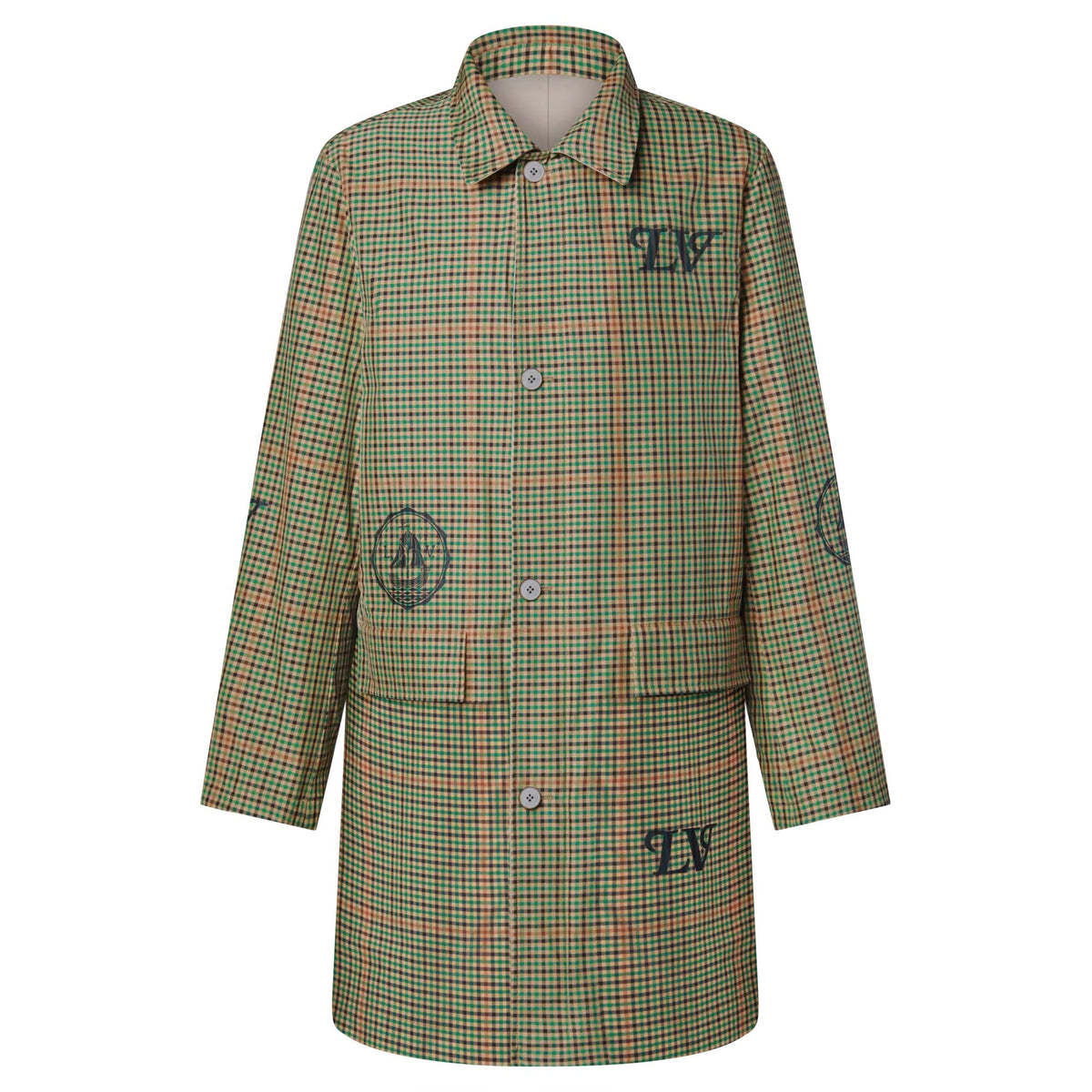 Graphic Reversible Raincoat