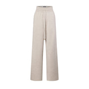 Stripe Accent Wide-Leg Jogging Pants