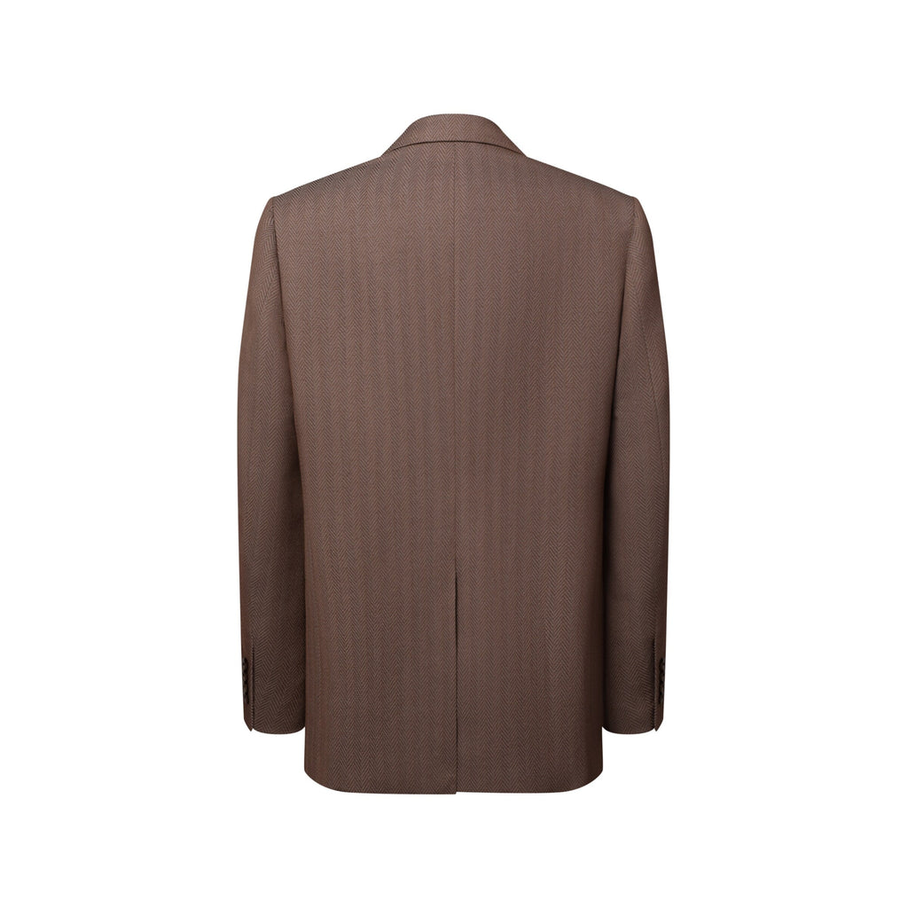 Reflective Relaxed Single-Breasted Jacket