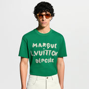 Embroidered Signature Short-Sleeved T-Shirt