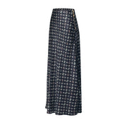 Monogram Buoy Flared Maxi Skirt