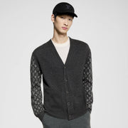 Monogram Mix Cashmere Cardigan