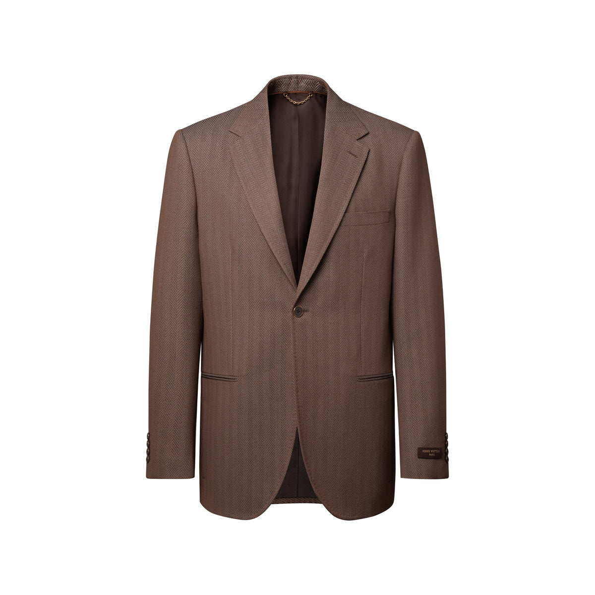 Reflective Relaxed Single-Breasted Jacket
