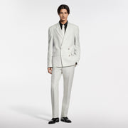 Monogram Silk-Mohair-Blend Double-Breasted Gaston Jacket
