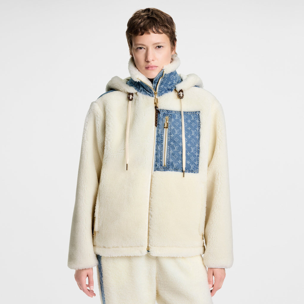 Monogram Accent Fleece Jacket
