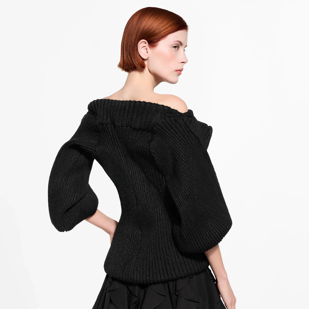Knot Front Knit Top