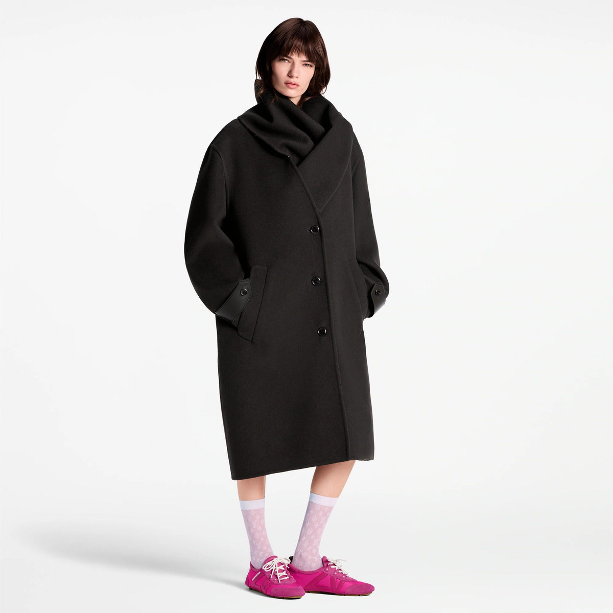 Removable Collar Coat