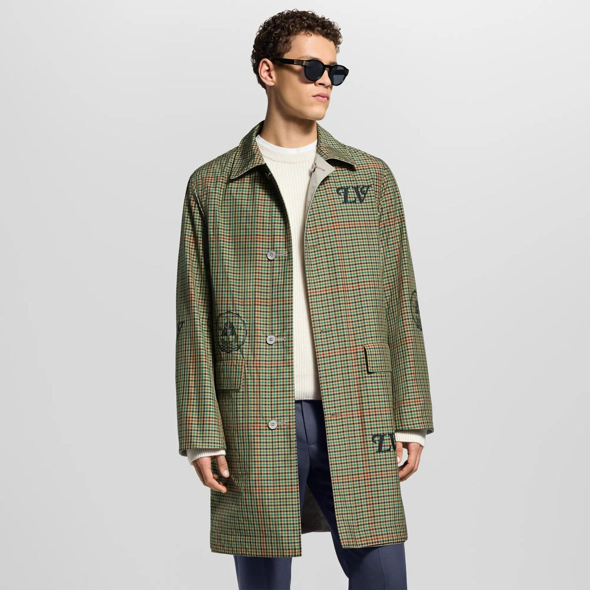 Graphic Reversible Raincoat