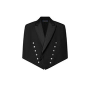 Loose Collar Cape-Sleeve Spencer Jacket