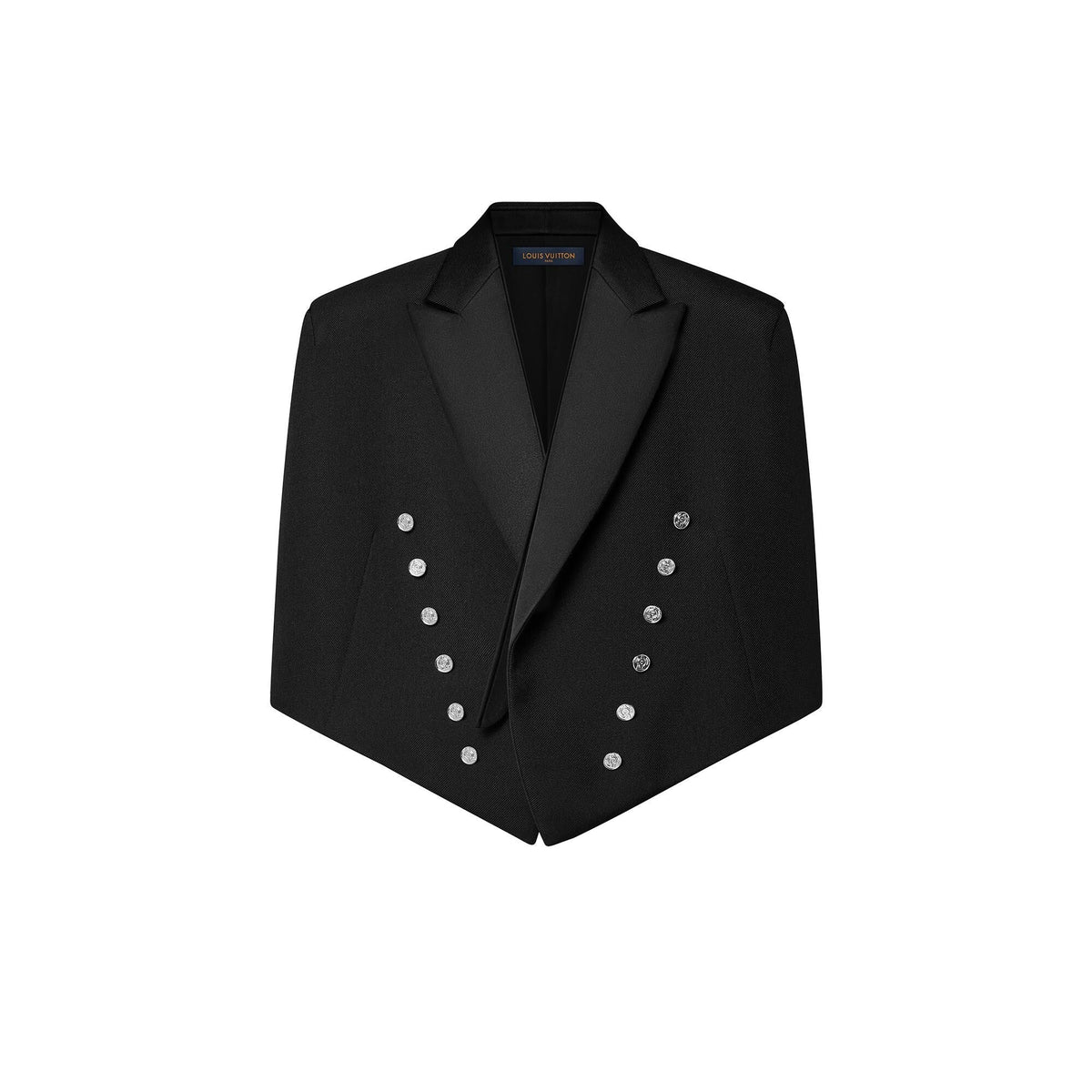 Loose Collar Cape-Sleeve Spencer Jacket