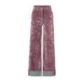 Flocked Denim Jeans