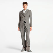 Asymmetrical Double-Breasted Blazer