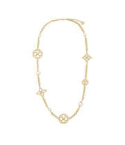 Pearly Flower Sautoir