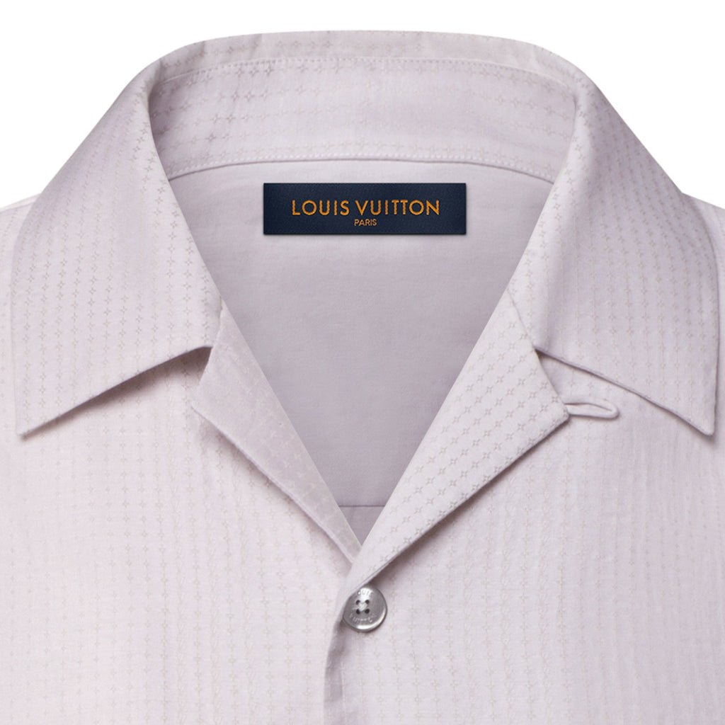 Long-Sleeved Open Collar Shirt
